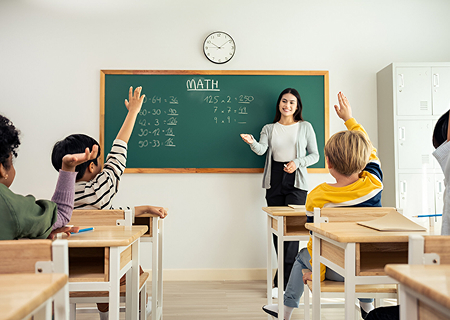 Students learning
